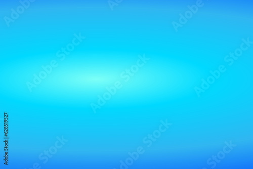 Abstract Blue Background Light Bright Middle Shading Soft Smooth Gradient Color Wallpaper Sky Water Cool Cold Winter Christmas Medical Decoration Vector Illustration