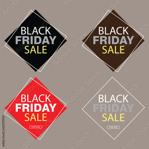 Black Friday Super Sale. Realistic black gifts boxes. Open gift box full of decorative festive object. Golden text lettering. New Year and Christmas design. Xmas background. vector illustration