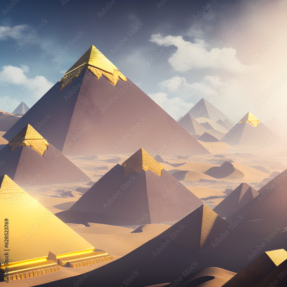 The Golden Pyramid. Generative AI