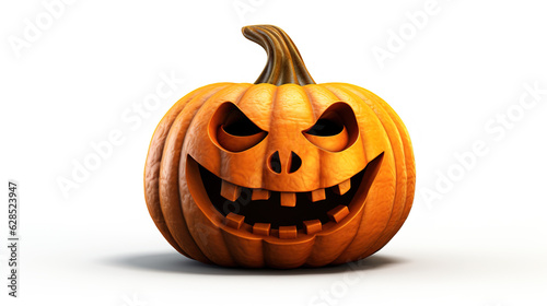 halloween pumpkin isolated on white © Viktor