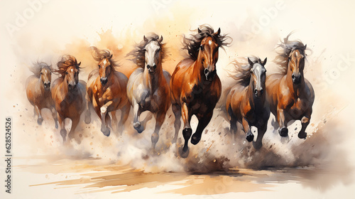 running_horses