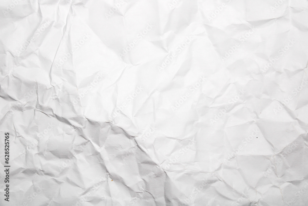 Obraz premium crumpled white paper