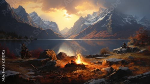 fire in the fjord