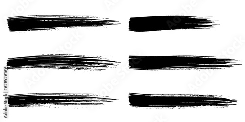 Grunge brushstrokes stains set with streaks,splashes,spots,dots,streaks.Abstract messy round spot.Splatters of paint, watercolor for Rorschach Test.Overlay substrate design. Isolated.Vector
