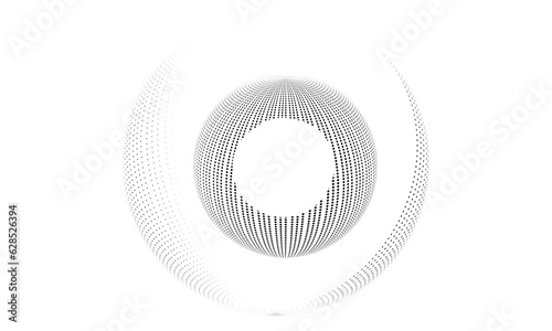 Vector black and white halftone dots curved gradient pattern texture isolated on white background Curve dotted spots using halftone circle dot blot half raster texture collection
