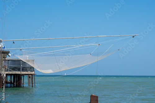 nets on the pier