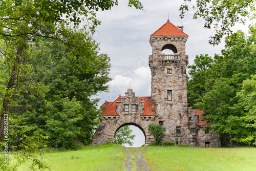 Mohonk Testimonial Gateway has been designated as a historic landmark by the Town of New Paltz Historic Preservation Commission. photo