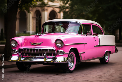 Classic car pink