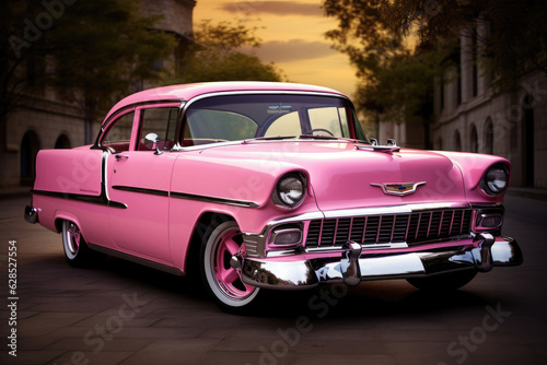 Classic car pink © Veniamin Kraskov