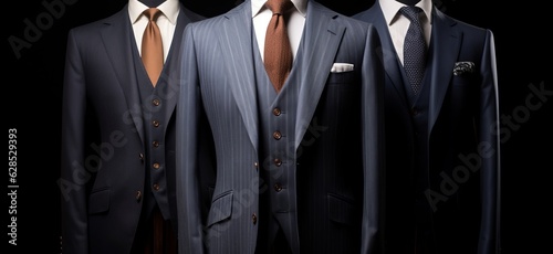 Elegant Men's Suit for a Perfectly Tailored Look, Generative AI