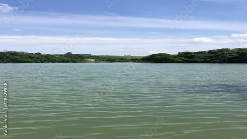 Water, landscape, sky, lake in Lavras, Minas Gerais. photo