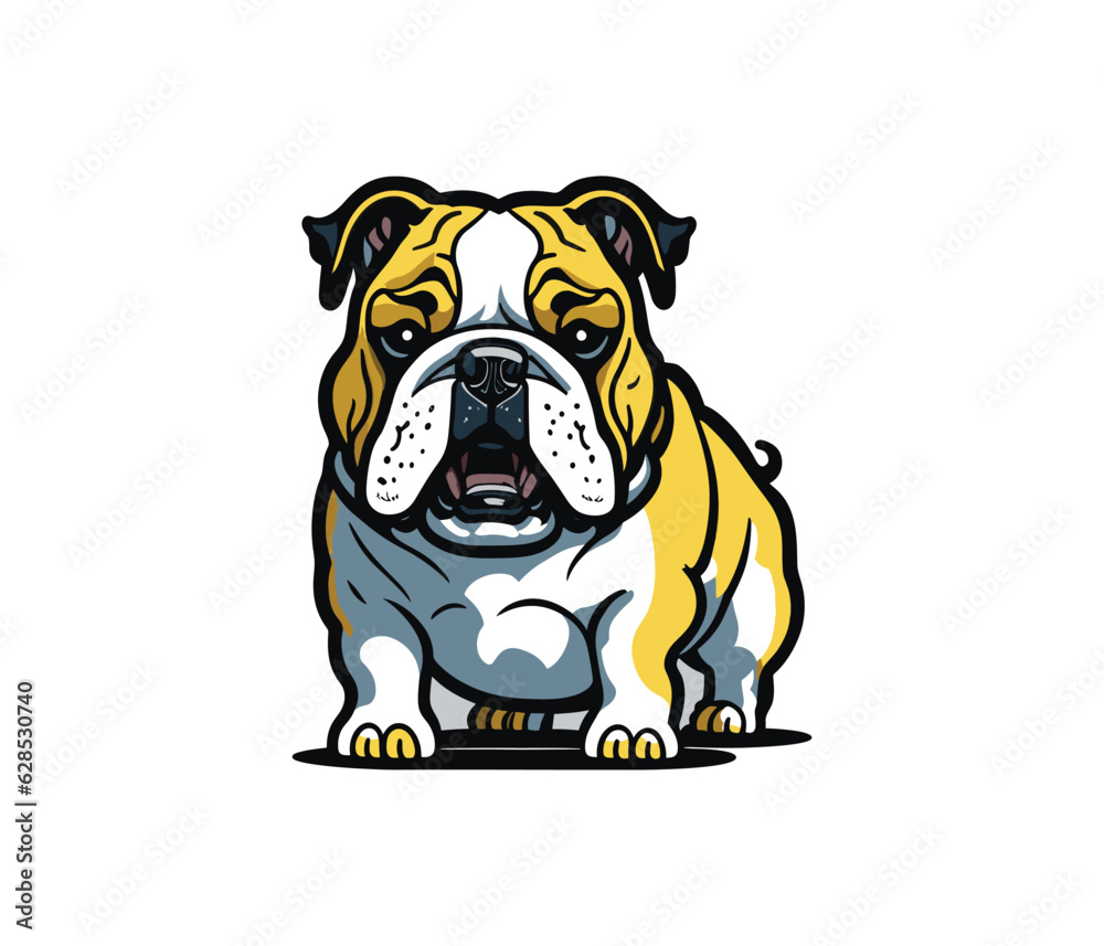 Cute dog vector illustrations, art