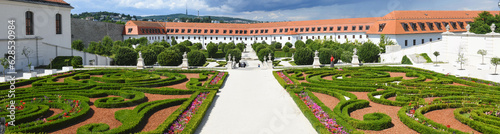 Photography View at the garden of Bratislava castle on Slovakia