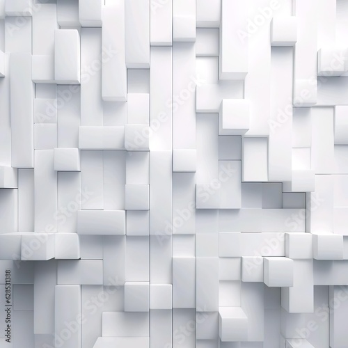 A white abstract background with white cubes and the word quot x quot on it
