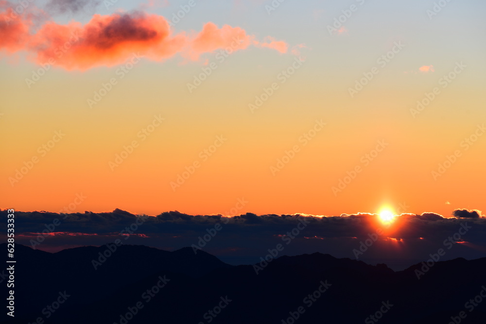 Fototapeta premium 十津川の朝日