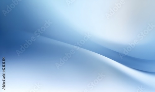 Beautiful abstract universal blurred blue background for presentation and design, Generative AI