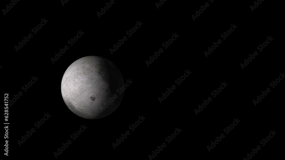 fictional eris planet in space with sun. photo realistic 3d planet. fictional eris planet in space with sun. photo realistic 3d planet.