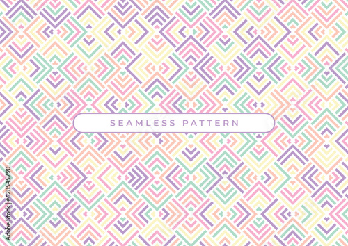 colorful line seamless pattern background design