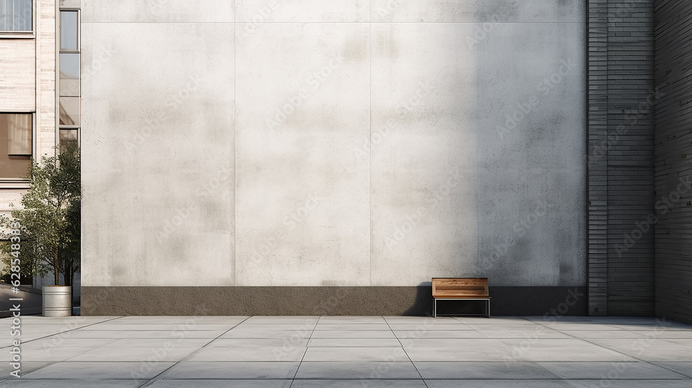 © kichigin19 - grey concrete wall blank background.