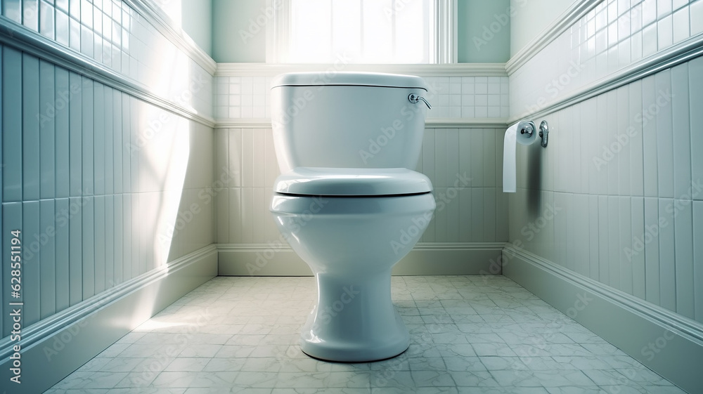 white toilet in the bathroom. white toilet in the bathroom.