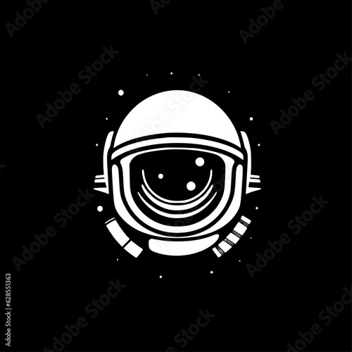 Astronaut | Black and White Vector illustration
