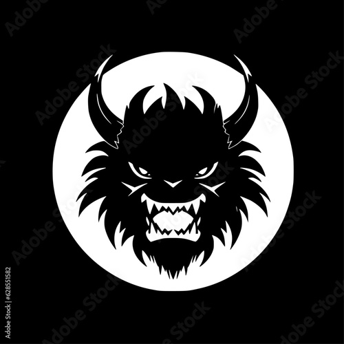Beast - Minimalist and Flat Logo - Vector illustration