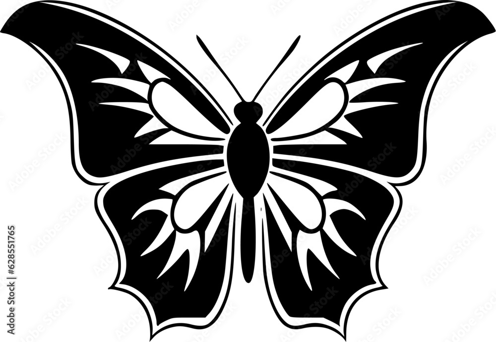 Obraz premium Butterfly - High Quality Vector Logo - Vector illustration ideal for T-shirt graphic