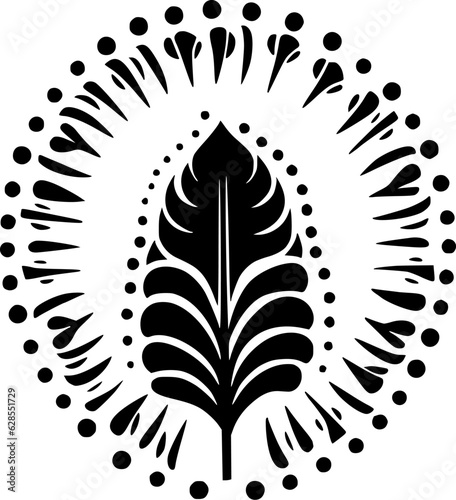 Boho - Minimalist and Flat Logo - Vector illustration