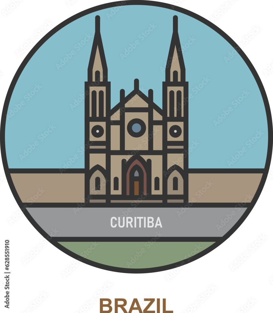 Curitiba. Cities and towns in Brazil