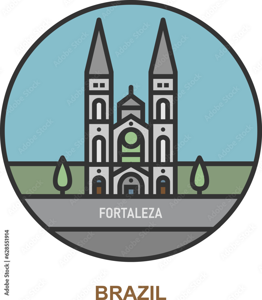 Fortaleza. Cities and towns in Brazil