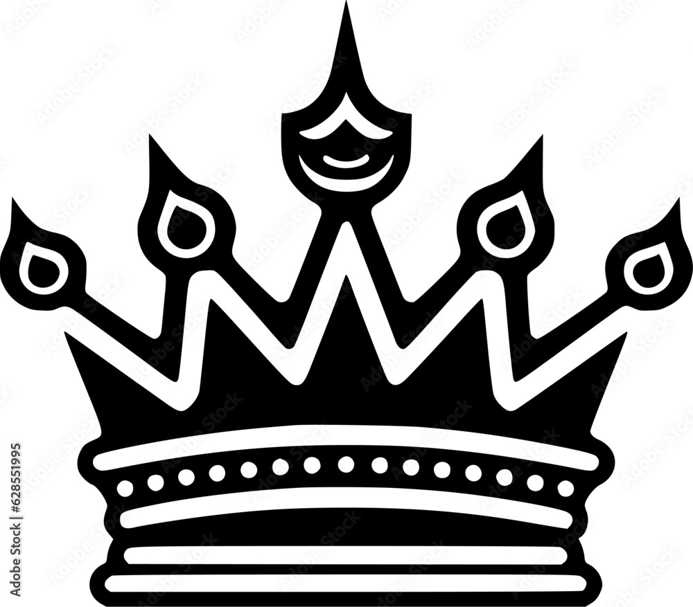 Crown - High Quality Vector Logo - Vector illustration ideal for T-shirt graphic Crown - High Quality Vector Logo - Vector illustration ideal for T-shirt graphic