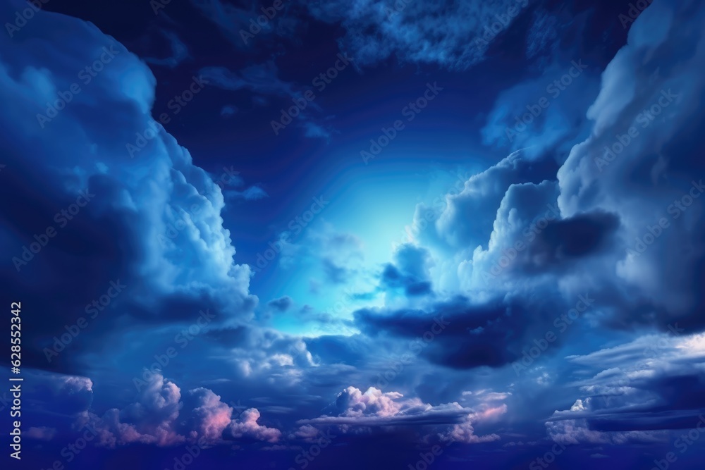 Celestial Dreamscapes: White & Indigo Sky with Realistic & Surreal Elements | Exotic Fantasy
