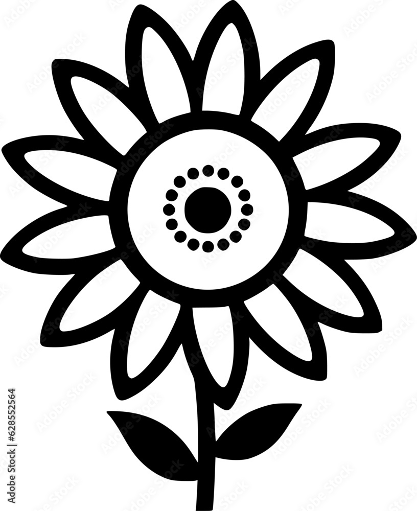 Flower | Minimalist and Simple Silhouette - Vector illustration Flower | Minimalist and Simple Silhouette - Vector illustration