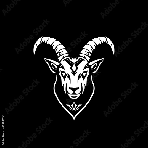 Goat | Minimalist and Simple Silhouette - Vector illustration
