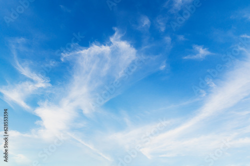 white cloud with blue sky background