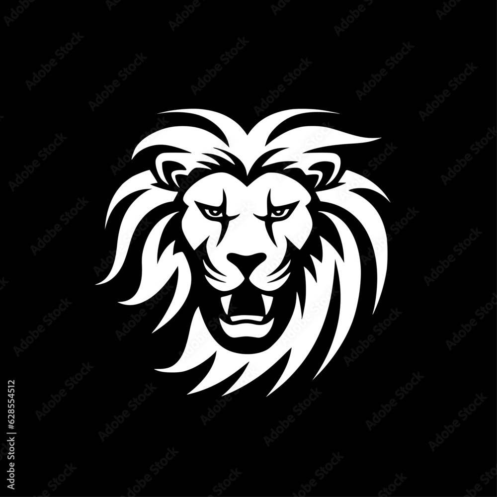 Fototapeta premium Lion - Minimalist and Flat Logo - Vector illustration