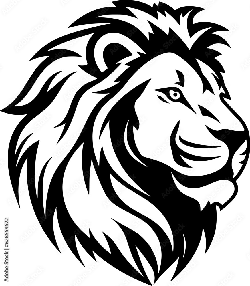 Lion | Minimalist and Simple Silhouette - Vector illustration Lion | Minimalist and Simple Silhouette - Vector illustration