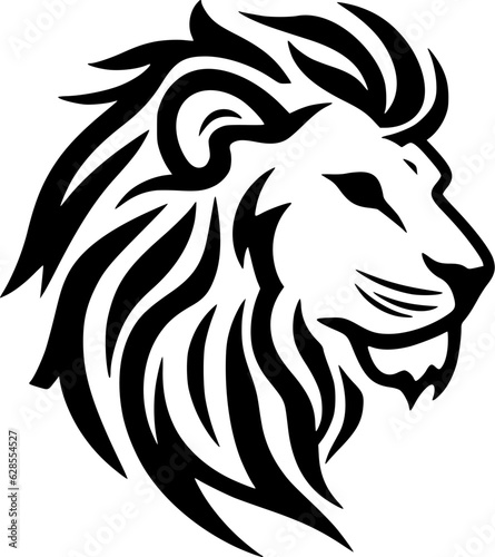 Wallpaper Mural Lion | Minimalist and Simple Silhouette - Vector illustration Torontodigital.ca