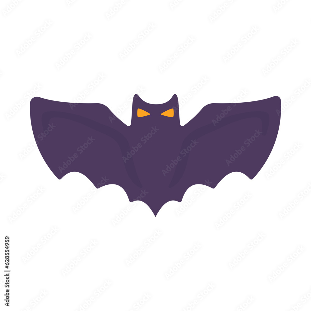 Fototapeta premium vampire bat cartoon scary ghost bat Blood on Halloween