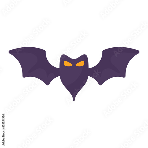 vampire bat cartoon scary ghost bat Blood on Halloween