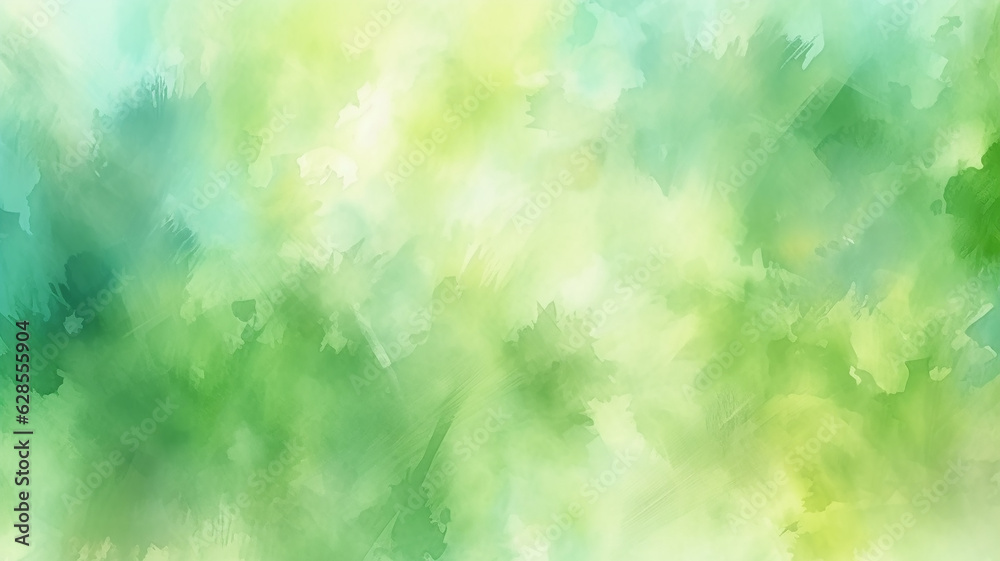 green watercolor foliage abstract background. . spring eco nature