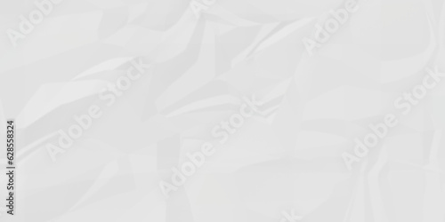 Crumpled paper texture and White crumpled paper texture crush paper so that it becomes creased and wrinkled. Old white crumpled paper sheet background texture.	
