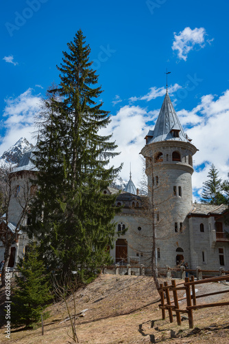 castle in the mountains