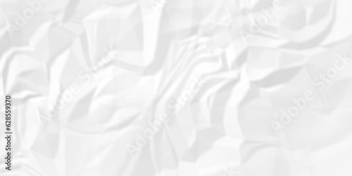 White crumpled paper texture crush paper so that it becomes creased and wrinkled. Old white crumpled paper sheet background texture	
