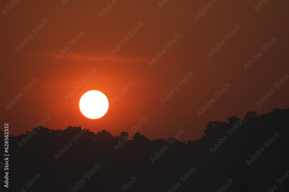  The sun began to work. Clean energy.Use for website/banner background, backdrop