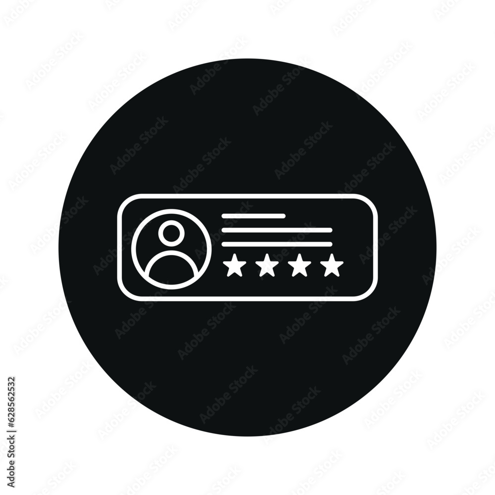 User rating icon, Perfect for application web logo and presentation template. User rating icon, Perfect for application web logo and presentation template.