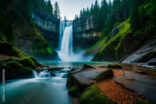 waterfall in plitvice national park