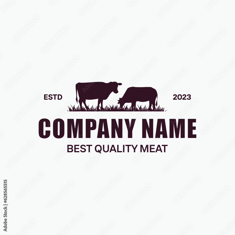 beef livestock label design inspirations