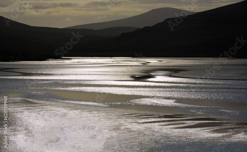 The Kyle of Durness, Sutherland, Scotland, at low tide