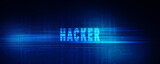 

2d illustration Cyber crime and internet privacy hacking. Network security, Cyber attack, Computer Virus, Ransomware, and Malware Concept
